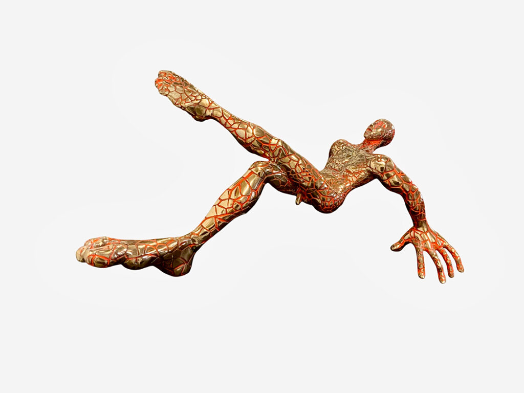 Bronze-Skulptur Akrobat