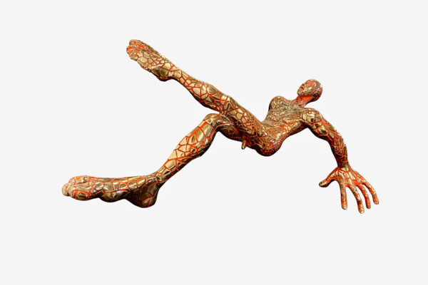 Bronze-Skulptur Akrobat